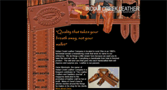 Desktop Screenshot of indiancreekleatherco.com